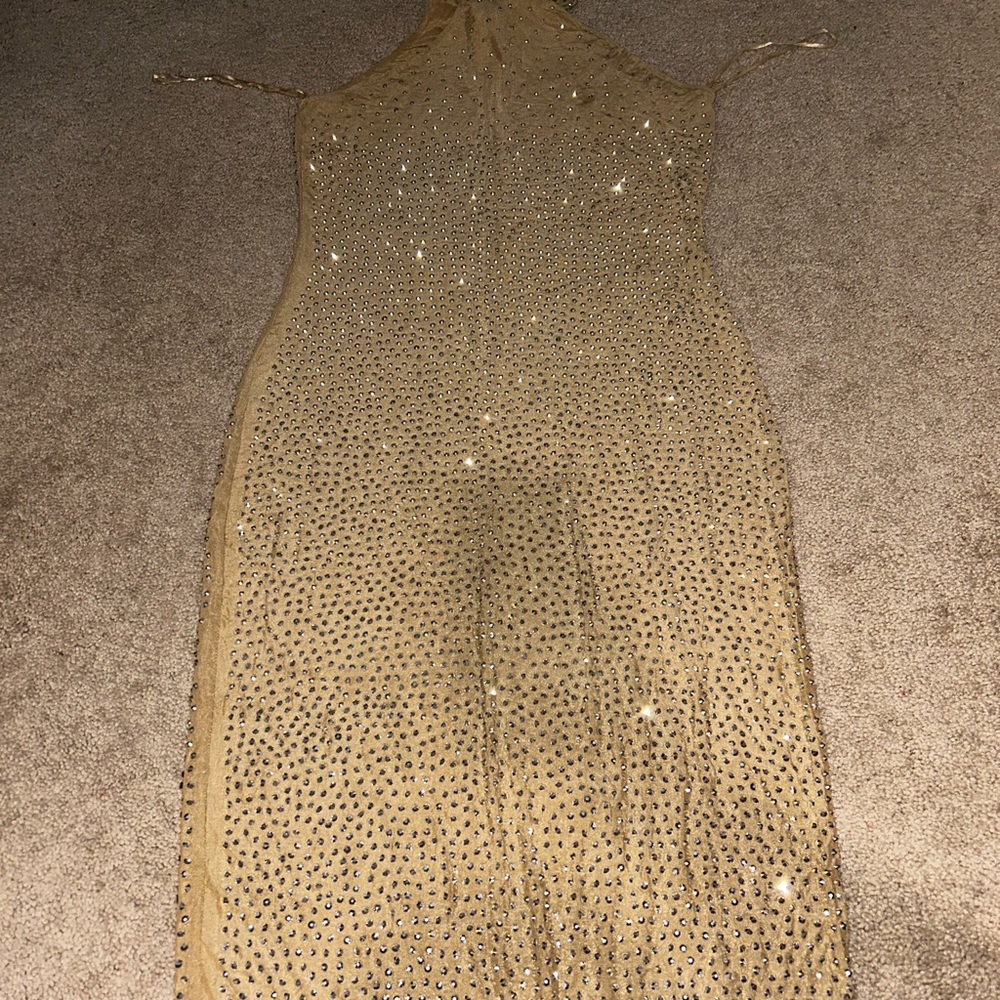 Studded dress by fashion nova